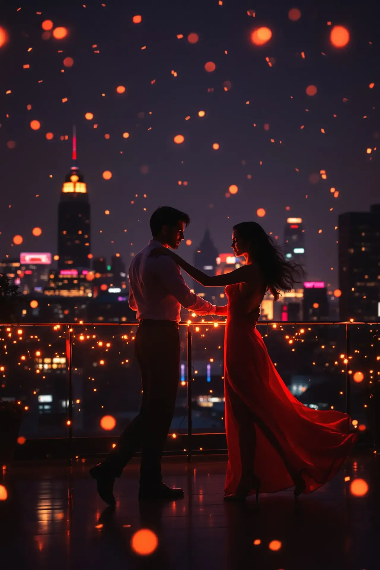 电影《夜色温柔》海报，2021年，爱情